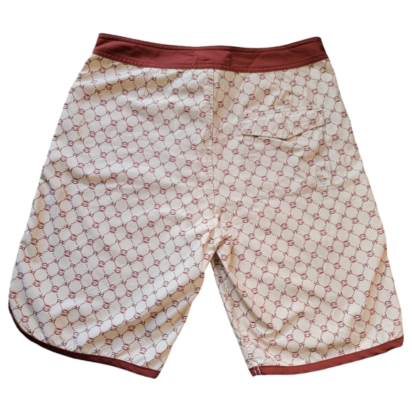 Paul Frank Brown Monkey PF Drawstring Board Shorts Made In USA Y2K - Picture 3 of 7